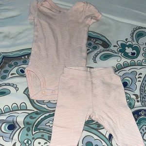 2 piece set, the pants have a bunny in the back. Both are from carters